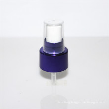 White Purple Plastic Cream Pump with PP Cap